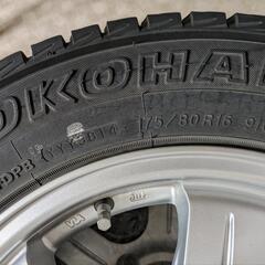 JB23用スタッドレスタイヤ4本セット ジムニーjb23 スタッドレスタイヤ＆ホイール4本セット