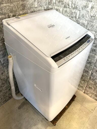 3ヶ月保証付き★洗濯機★2019年★HITACHI★BW-DV80C★8㎏★S-22
