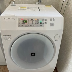 洗濯乾燥機　ドラム式　9キロ　シャープ
