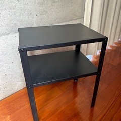 【受付停止中】IKEA サイドテーブル 黒