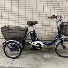 電動アジスト自転車3輪車