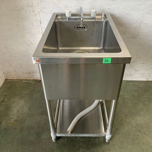 Maruzen】 マルゼン 1槽シンク ステンレス 業務用 流し台 34 Maruzen】 マルゼン 1槽シンク ステンレス 業務用 流し台 34