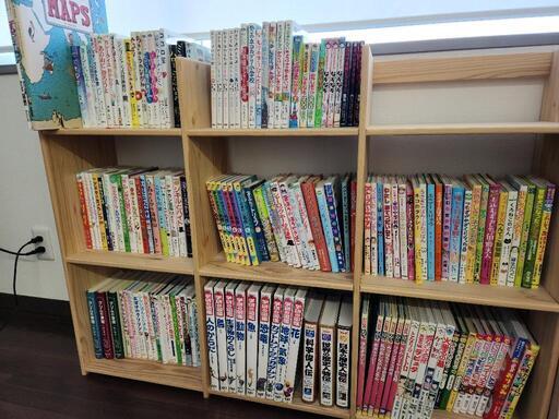 小学生向けの児童書セット（中古）＋本棚