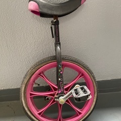 子供用　一輪車　ピンク