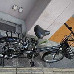 BRIGHT DAY[ブライトディ]20吋 ミニベロ(小径車)外装6段/LEDオート(ブラック)