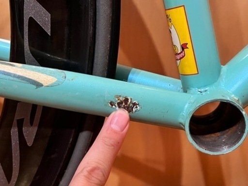 Bianchi vigorelli フレームセット dedaハンドルステム付き