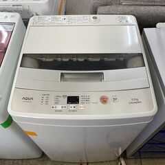 洗濯機　No.8393　アクア　2018年製　5kg　AQW-B...