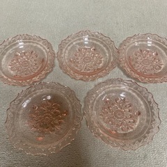ガラスの小皿5枚