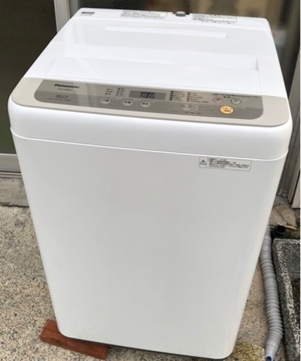 キレイ Panasonic 全自動洗濯機 NA-F50B12  5kg ホワイト 綺麗