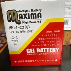 新品‼️【充電済み】すぐ使えるジェルバッテリー