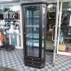 高級家具 旭川家具 加藤木工 72H フラットキュリオ ショーケース 