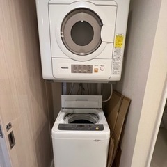 【ネット決済】値下げ応相談　Panasonic 洗濯機、衣類乾燥機
