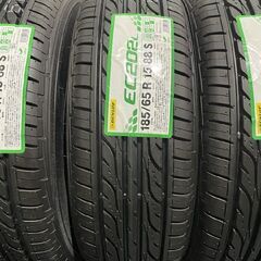 新品 DUNLOP ENASAVE EC202L 185/65R15 15インチ 夏タイヤ 4本 21年製 ノート フリード デミオ MAZDA2 イスト等　(MTO69)