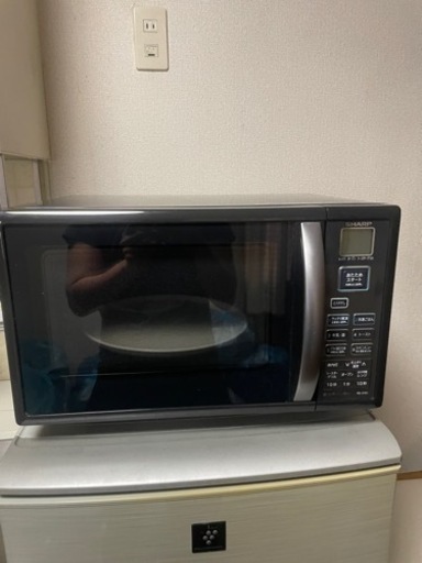 「交渉中」今月いっぱい　SHARPの電子レンジです。RE-S15C-B