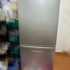 (受け渡し決定)パナソニック ２ドア冷凍冷蔵庫 NR-B141W-S