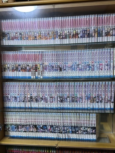 マンガセット　ナルト全巻　ドラゴンボール全巻　ワンピース73巻
