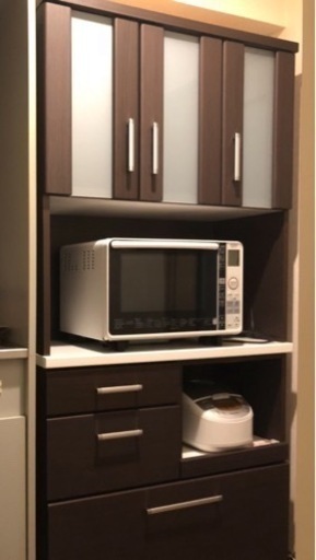 中古 食器棚 本日15時まで
