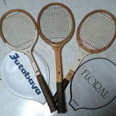 テニスラケット　3本セット　昭和