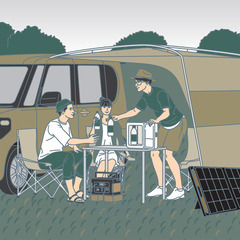 ポータブルソーラーパネル  BH-SP100-C