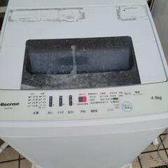 【SALE】Hisense　ハイセンス　4.5kg洗濯機　HW-...