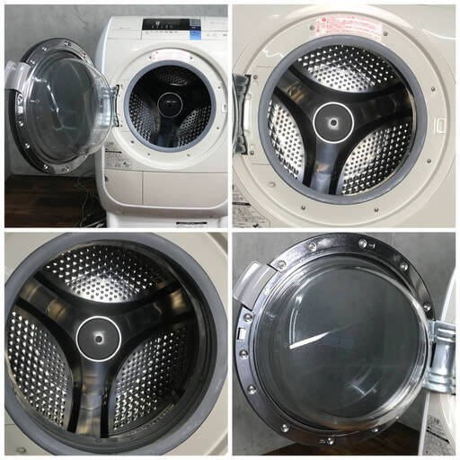WY6/76 日立 HITACHI ドラム式洗濯機 BD-V3600L 2013年製 洗濯9kg 乾燥6kg ヒートサイクル 風アイロン 乾燥機 ※動作確認済