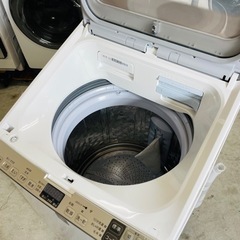 激安美品✨2021年製 SHARP縦型洗濯乾燥機 設置取付OK