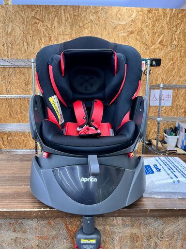 札幌 東区 アップリカ/Aprica ディアターン プラス チャイルドシート 回転式 フラット ベット型 バウンシングブラックBK 新生児から
