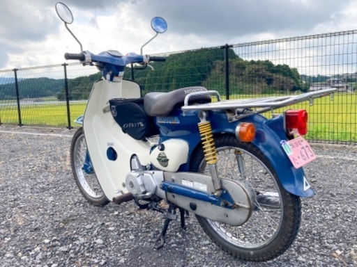 売約済み】スーパーカブ50 4速 100cc セル付き 林道 オフロード 実働