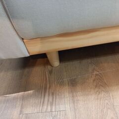 C2597【☆家具全品半額キャンペーン】　2人掛け　ソファ　椅子　アイボリー　家具　送料B　札幌　プラクラ南9条店　カード決済可能 C2597【☆家具全品半額キャンペーン】 2人掛け ソファ 椅子 アイボリー