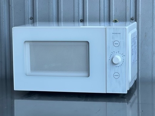 2022年最新海外 美品！山善 電子レンジ◇庫内フラット◇2021年製◇600W◇YRL-F180(W)◇A152★ 電子レンジ