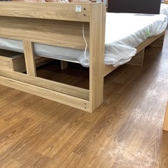 引き出し付きダブルベッド【トレファク 川越店】