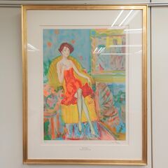 絵画★Janush DE ROLA UN SOIR À PARIS 「パリの夕べ」 証明書付 絵画☆Janush DE ROLA UN SOIR À PARIS 「パリの夕べ」 証明書付