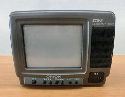 ORION/オリオン 6型カラーテレビ 6CW2 95年製 ポータブルテレビ レトロ 電源・リモコン欠品 札幌 西野店 ORION/オリオン 6型カラーテレビ 6CW2 95年製 ポータブルテレビ レトロ