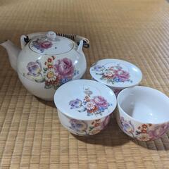 (内定)花柄茶器セット