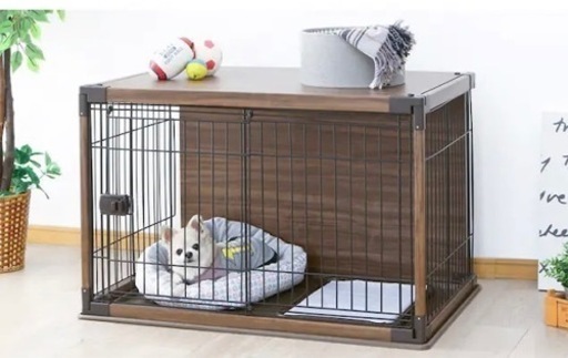 【取引終了】犬 ケージ　アイリスオーヤマ　高級感ありデザインがかっこいい