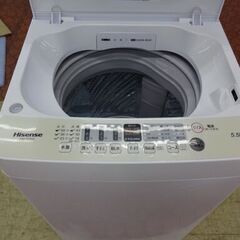 ID053719 5.5K洗濯機 ハイセンス 2022年製 HW-E5504 ※キズあり