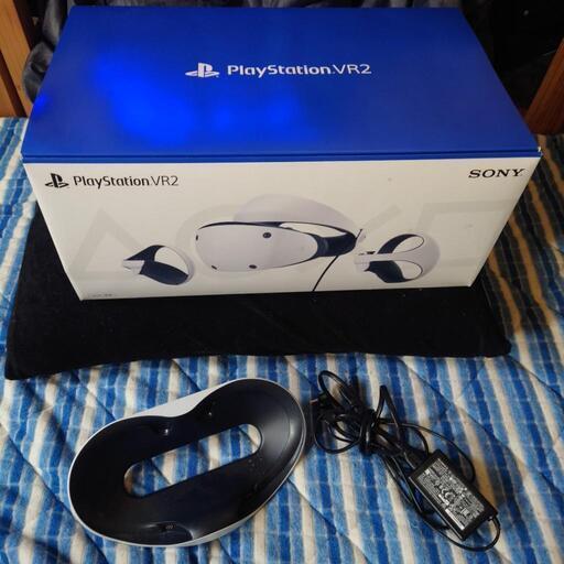 ほぼ新品PSVR2 コントローラー充電デッキ付