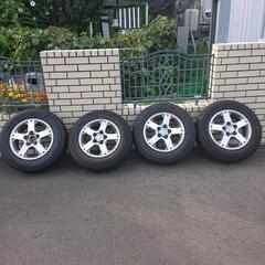 激安 三菱 純正 パジェロミニ 175/80R15 サマータイヤ 4本 送料込み バリ溝)パジェロミニ純正アルミ夏タイヤ175/80/R15四本セット
