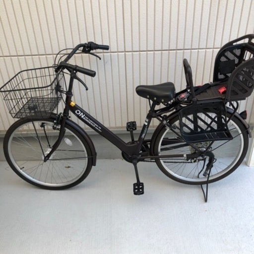 2人乗り用（子供）　6段切替　自転車　26インチ　ブラウン　大分市周辺であれば配達可