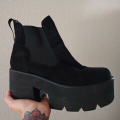 Black Boots Size L