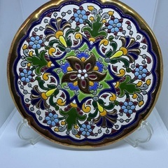 セビリア焼、陶器飾り皿