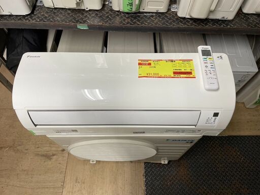 K04546　ダイキン　2020年製　中古エアコン　主に6畳用　冷房能力　2.2KW ／ 暖房能力　2.5KW