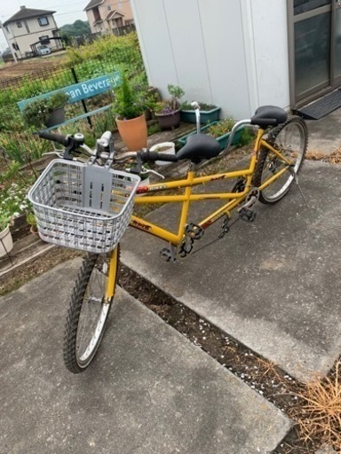 タンデム自転車　2人乗り自転車