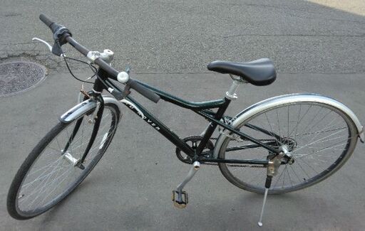 自転車クロスバイク　Rover製 クロスバイク 6段ギア ROVER ブラック