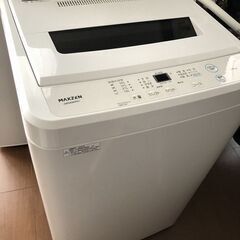 美品 使用1年未満！マクスゼン 洗濯機 5.0kg JW50WP...