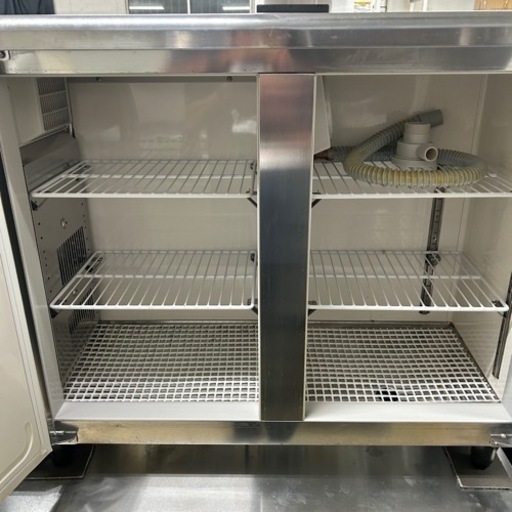 ホシザキ 台下冷凍冷蔵庫 1凍1蔵 W1200×D450×H800 RFT-120MTF 単相100V 2016年 テーブル形 業務用 厨房什器 HOSHIZAKI コールドテーブル