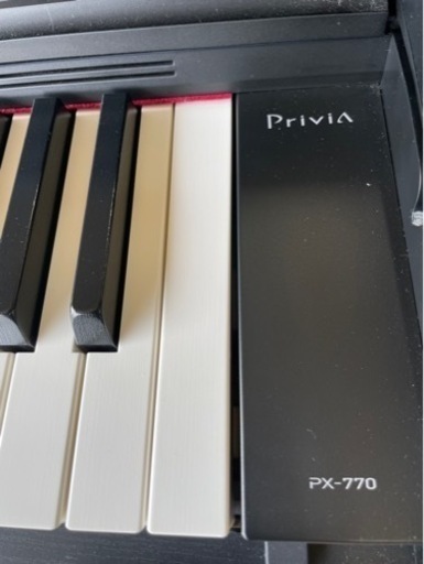 中古美品2020年製CASIO(カシオ) 88鍵盤 電子ピアノ Privia PX-770BK
