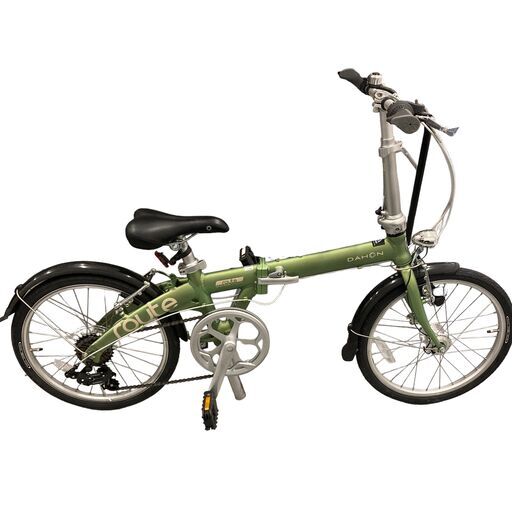 折り畳み自転車　美品　DAHON RouteHD　オリーブ　防犯登録解除済