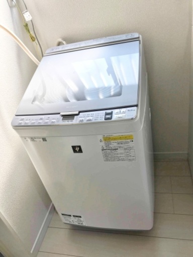 SHARP シャープ　穴なし槽　洗濯機　8㎏　乾燥機　4.5kg ES-PX8F
