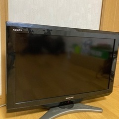 シャープ液晶テレビAQUOS   26インチリモコン付き